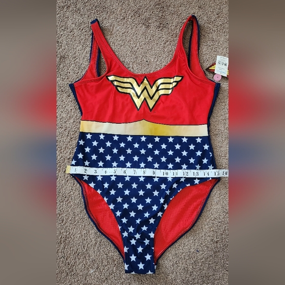 Wonder Woman 1pc Bathing Suit - Picture 5 of 6